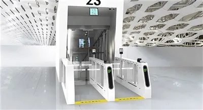 हवाईअड्डा सुरक्षा घूमने वाला दरवाज़ा